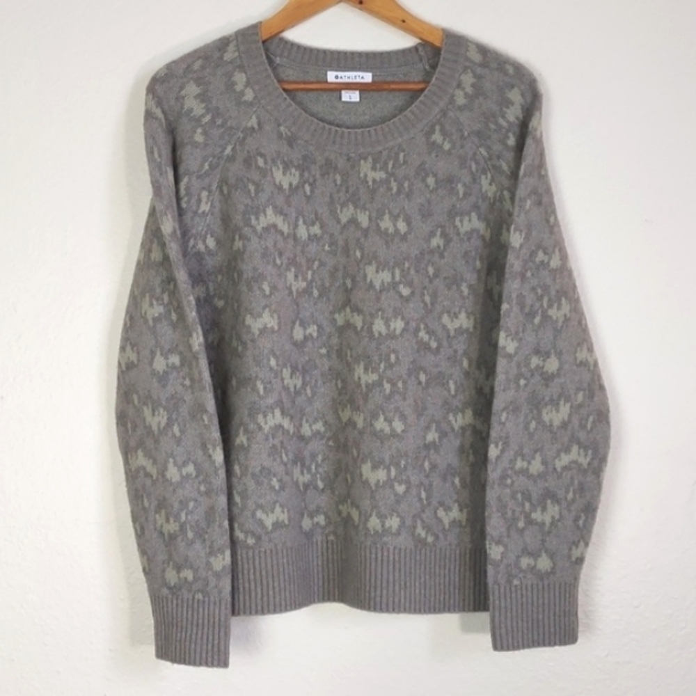 Athleta Women's Hawthorn Merino Wool Crewneck Sweater Size Large